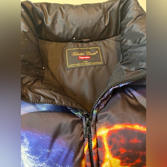 Supreme x Public Enemy fear of a black planet sleeveless nuptse - Picture 3 of 3